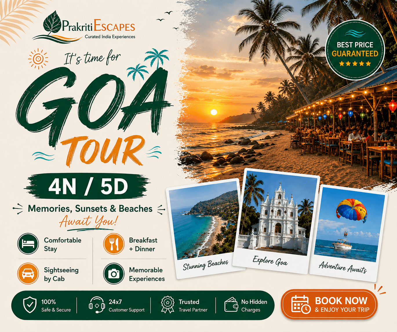Goa 4N/5D Tour Package tour package