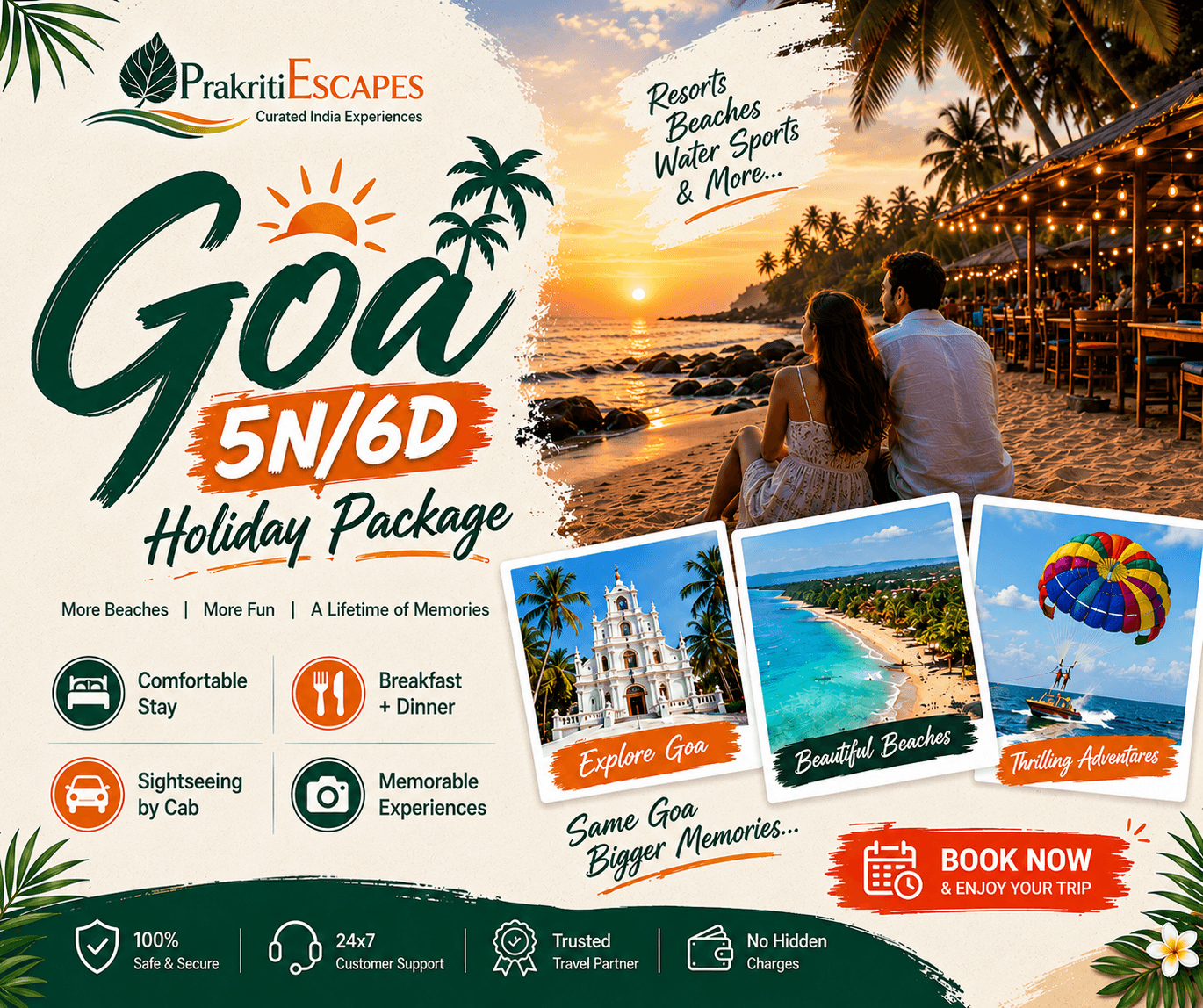 Diwali Holidays in Goa & Gujarat