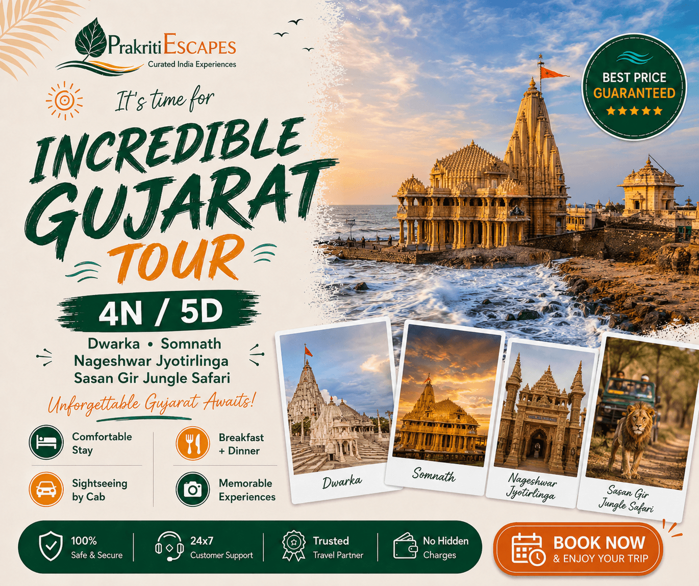 Gujarat 4N/5D Holiday Package tour package
