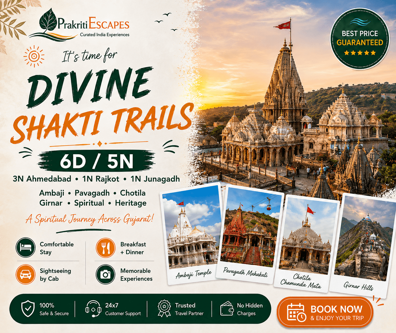 Gujarat Divine Shakti Trails – 5N/6D tour package